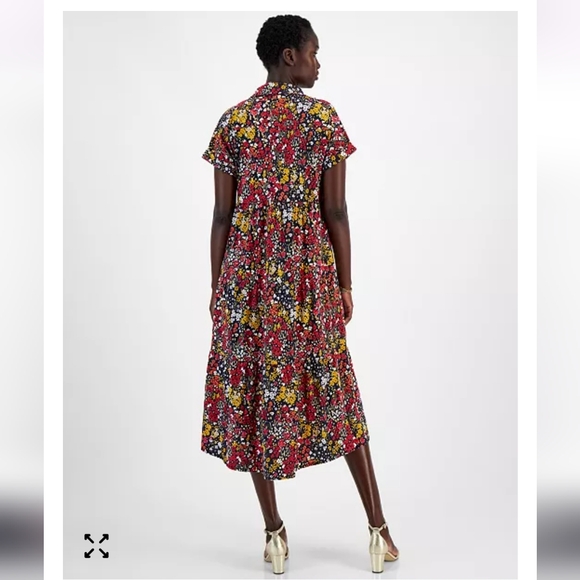 Tommy Hilfiger Floral Midi Dress - Picture 2 of 9